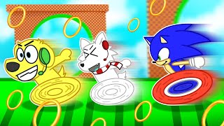 ESCAPE SONIC THE HEDGEHOG OBBY ON ROBLOX [upl. by Romelda]