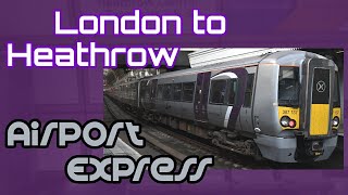 London Paddington to Heathrow Terminal 5  FULL JOURNEY  Heathrow Express 387 Electrostar [upl. by Buckler]