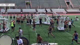 Blue Devils 2017 Last Rehearsal  Indianapolis 81217 [upl. by Aitsirt]