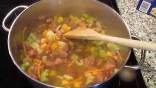 Cooking w GradysMom13 Kielbasa Veggie Soup [upl. by Nadia]