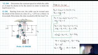 12–201 Kinematics of a Particle Chapter 12 Hibbeler Dynamics Benam Academy [upl. by Ahsinan373]