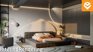 Enscape 4 For SketchUp  025 Realistic Lighting Interior Bedroom [upl. by Glynn906]