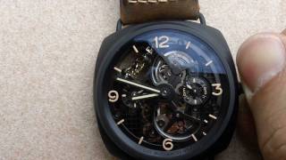 Panerai Radiomir Tourbillon GMT quotLo Scienziatoquot PAM00350 [upl. by Baker]