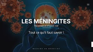 Tout ce quil faut savoir sur les méningites purulentes et à liquide clair en moins d 1h [upl. by Ezeerb]