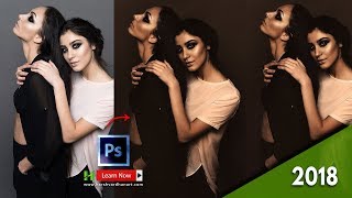 Dark Dramatic Sepia Look in Photoshop TutorialEnglish [upl. by Huai881]