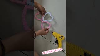 Wool wall hanging 😍😍diywallhangingshortvideo [upl. by Ettenuj]