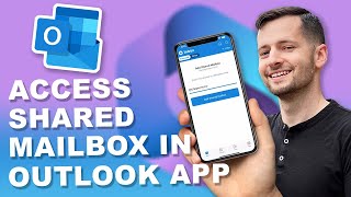 How to add Microsoft Office 365 Shared Mailbox to Outlook iPhone iPad iOS App [upl. by Jevon319]