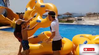 Mnar Park Tanger 2018  منار بارك طنجة 2018  Aqua Park Tanger Maroc  Piscine Mnar Park Tanger 2018 [upl. by Magdalene415]