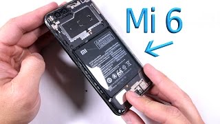 Mi 6 Teardown  Splash Proof Analysis  Clear Back Mod [upl. by Greiner]