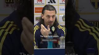 Sweden’s Zlatan Ibrahimovic responds with praise after being asked about Qatar World Cup [upl. by Yodlem]