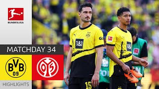 Dortmund Heartache As Title Slips Away  BVB  1 FSV Mainz 05  Highlights  MD 34 – Buli 202223 [upl. by Nerro]