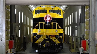 The Virginian Heritage Locomotive Restored [upl. by Ashbey]