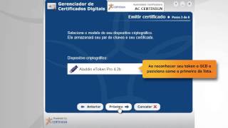 Certisign  Video Tutorial Token [upl. by Cointon]