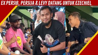 KEDATANGAN LEVY MADINDA ERWIN RAMDANI DAN ICHSAN KURNIAWAN MEMBUAT TRIBUN HEBOH [upl. by Fanchan]