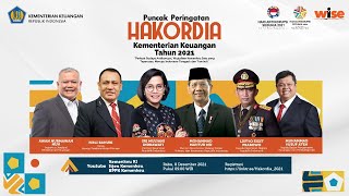 LIVE  Peringatan Hakordia Kementerian Keuangan 2021 [upl. by Aicirtan]