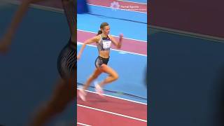 Femke Bol commences indoor season with a bang femkebol olympics2024 trackandfield [upl. by Aynek]