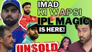 IMAD is back  Babar Unsold  IPL HAS OFFICIALLY BEGUN CriComedy 295 [upl. by Anatnas]