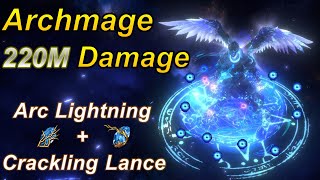 324 The New Archmage Arc is Insane 220M Damage  Path of Exile Best Build [upl. by Kahler]