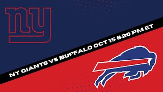 Buffalo Bills vs New York Giants Prediction and Picks  NFL Sunday Night Football Pick [upl. by Anide426]