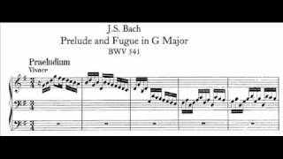 JS Bach  BWV 541  Praeludium Gdur  G Major [upl. by Sklar]