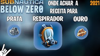 SUBNAUTICA BELOW ZERO DICAS 03  RESPIRADOR OURO E PRATA [upl. by Ahsienahs860]