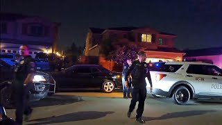 CHP PURSUIT ENDS IN FONTANA WITH FONTANA POLICE AS BACK UP [upl. by Hogan]