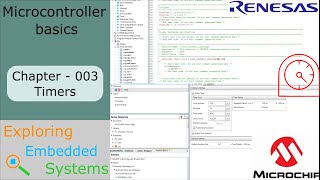 Microcontroller basics 003 Timers MPLAB IDE MCC RENESAS CS [upl. by Ellecram]