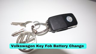 Volkswagen Key Fob Battery Change  CarFreakChannel [upl. by Celeste]