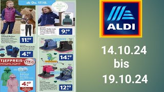 Aldi werbung prospekt gültig Von 141024 bis 191024Aldiabonnieren [upl. by Ydnic]