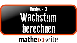 Wachstum berechnen was ist Wachstum und wie berechnet man ihn  A30 [upl. by Torruella]