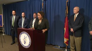 DeKalb DA announces indictments related to criminal activity inside jail  Rewatch [upl. by Anaejer408]