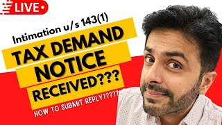 Notice Of Refund Or Demand Under Section 1431  Income Tax Intimation Us 1431 [upl. by Ahtimat]