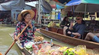 Damnoen Saduak Thailands Floating Market Adventure 8K Ultra HD [upl. by Ffoeg228]