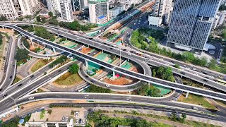 Haikou Binhai Interchange Renovation Project in Hainan China中國海南海口濱海立交改造工程 [upl. by Virge]