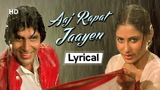 Aaj Rapat Jaye Toh Lyrical  Amitabh Bachchan  Smita Patil  Namak Halal 1982  Popular Song [upl. by Calle]