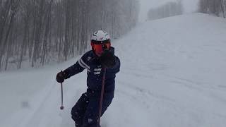 Samuser à skier dans la poudreuse par FRED LÉPINE [upl. by Aihsenot482]