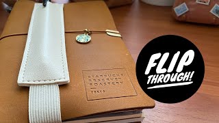 My Travelers Notebook plannerorganiser set up for 2025  Starbucks Reserve Rostery TN [upl. by Roque]