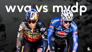 11 om van te snoepen de duels tussen Wout van Aert en Mathieu van der Poel in het veld 20222023 [upl. by Nerua200]