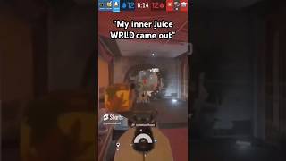 quotMy inner Juice WRLD came Outquot rainbowsixsiege [upl. by Ayres]