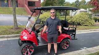 Evolution Classic 4 Plus Street Legal Golf Cart Walkaround [upl. by Wyatt780]