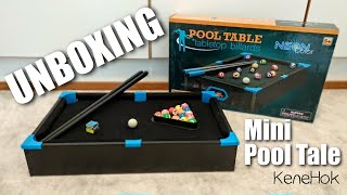 Mini Pool Table Unboxing  KeneHok [upl. by Jew397]