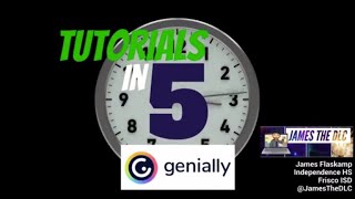 Tutorials in 5 Creating Interactive Presentations with Genially [upl. by Entruoc]