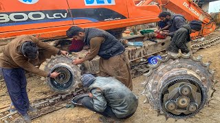 Excavator Final Drive Repair repairing restorationprojects [upl. by Alurta]