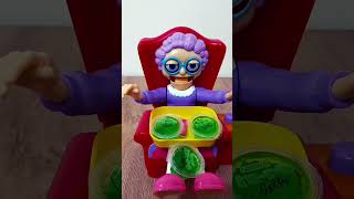 GRANNY EXCITED TO HER DESSERT TODAY GREEN APPLE JELLY ACE ASMRshortvideo asmrvideo [upl. by Peckham]