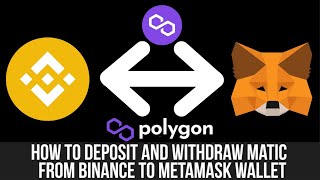 Withdrawing MATIC from Binance to Metamask Wallet [upl. by Ylicic]