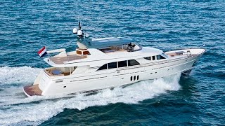 SOLD  Mahalo  Mulder Shipyards 98 Flybridge  Van der Vliet Quality Yachts  yachtsforsalenl [upl. by Llednik]