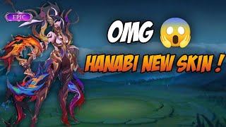 OMG😱 HANABI NEW EPIC SKIN must watch HANABI GAMEPLAY AND BUILDS 2024  MLBB [upl. by Lowry]