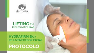 EL LIFTING FACIAL CON HYDRAFIRM B5 Y REJUVENECEDOR LA CLAVE PARA UN ROSTRO MÁS JOVEN cosmetologia [upl. by Haron]