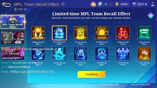 💎 20000 ចាប់ MPL Team Recall Effect [upl. by Anila]