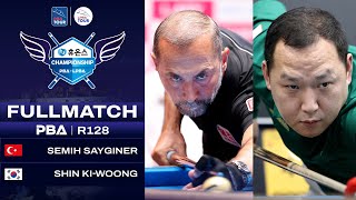 FULLMATCH SEMIH SAYGINER vs Kiwoong SHIN  PBA R128  Houns Championship 2024 [upl. by Noerb448]